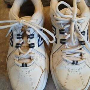 New Balance (MX608V3W) Men's 608 V3 White/ Navy Cross Trainer Shoes Size: 9